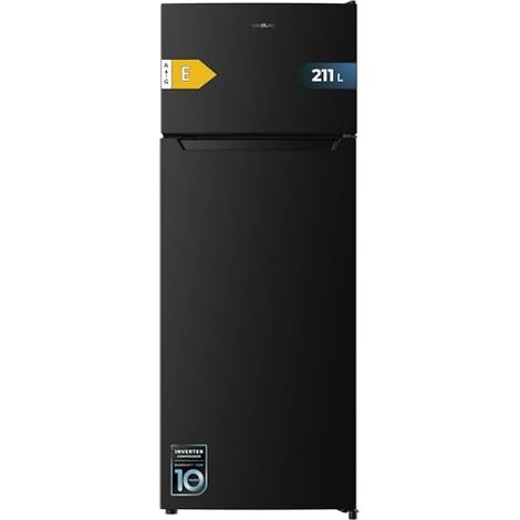 Kühlschrank Cecotec Bolero CoolMarket 2D 211 Liter schwarz
