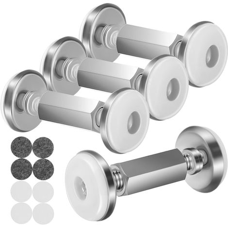 Bett 4stücke Verstellbarer Kopfteil Stopper Anti Shake Fixierer mit Schutzpads for Möbel Wand (1/5)