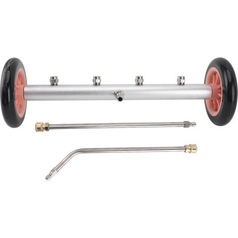 Nettoyeur Haute Pression pour Train de Roulement, Nettoyeur de Surface, Fixation pour Nettoyeur Haute Pression, 40,6 Cm, 4000 Psi, Balai à Eau pour Lavage de Voiture avec Tige (1/5)