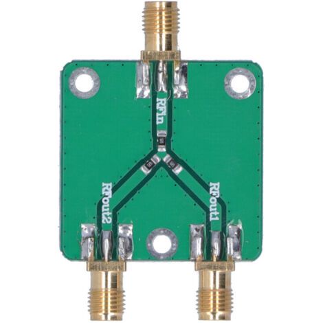 Pair Module Diviseur RF DC‑5G 6dB 1 vers 2, Répartiteur Micro‑Onde Haute Performance pour Signaux Radio Fréquence