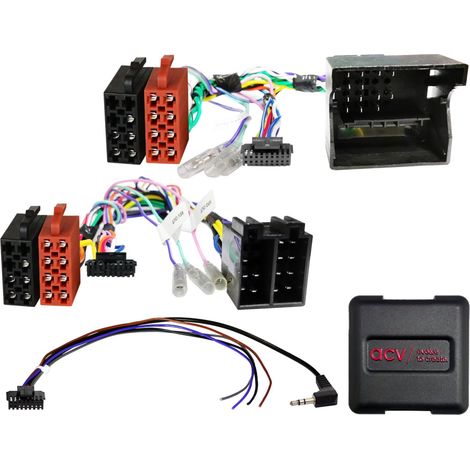 Adattatore per volante multicavo Quadlock ISO/40 pin per Mercedes/Smart/VW