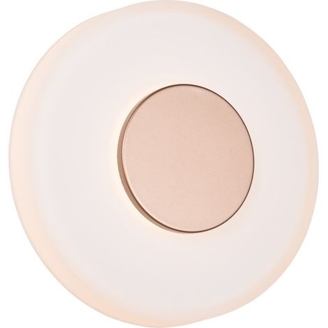 Applique tonda CELESTE Trio vetro caffè LED 10W 3000K (1/5)