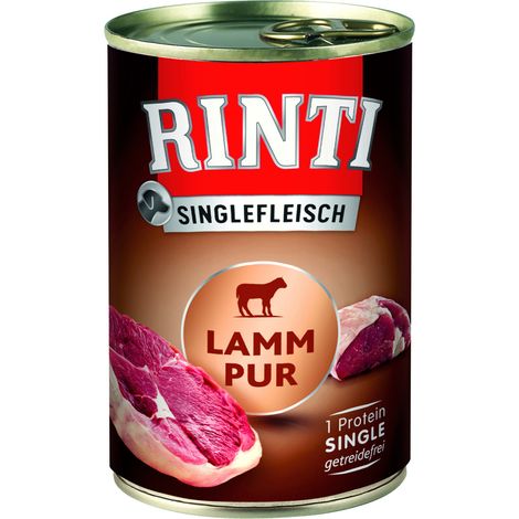 Rinti Singlefleisch Hundenassfutter Adult getreidefrei 400 g Lamm
