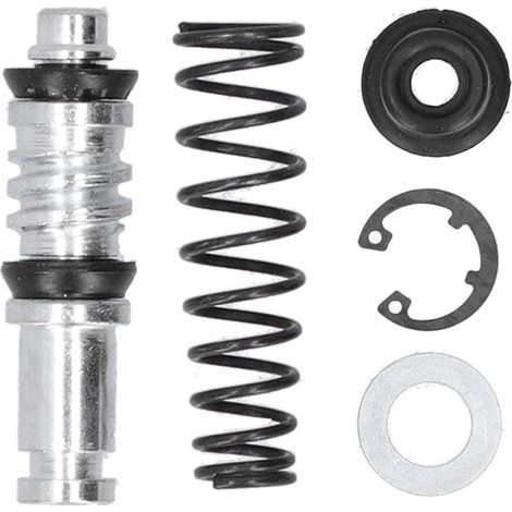 Kit de Reconstruction de Maître-cylindre, Kit de Réparation de Pompe de Frein D'embrayage de Moto Joints de Ressort de Piston 12.7mm Réparation de Maître-cylindre Tiges de piston et accessoires (1/5)