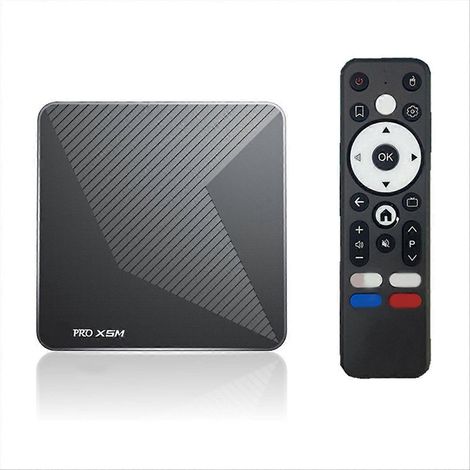14-Zoll X5M Android TV Box mit Sprachsteuerung, 4K 60fps, Amlogic S905X5M Prozessor, HDR, 8K, Wi-Fi 6 2,4 GHz und 5 GHz, Bluetooth 5.0, 1000M LAN, 3D-kompatibel (EU) (1/5)