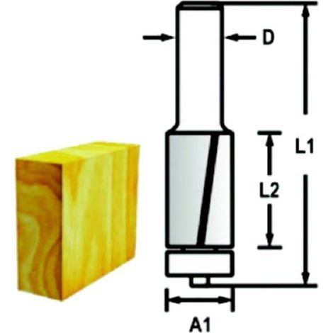 Makita Fräser Bündig 6mm