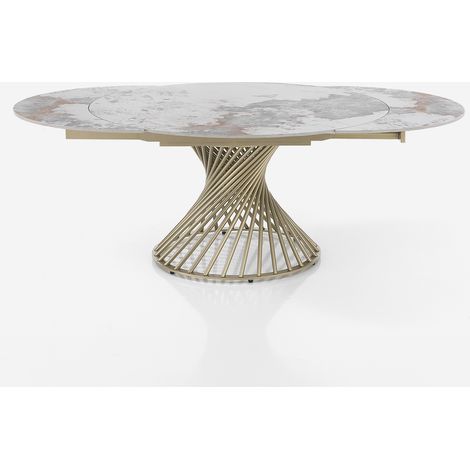Mesa extensible de cerámica y metal Holt (1/5)