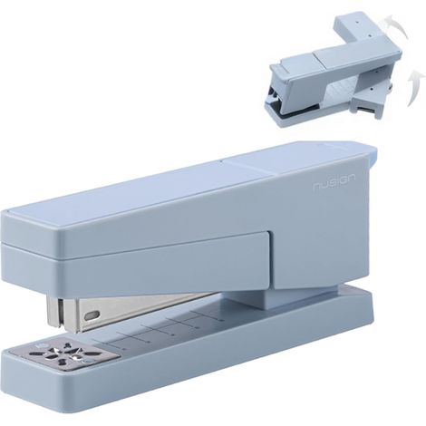 Agrafeuse de bureau à bras articulé, socle pivotant à 360°, capacité de 25 feuilles, compatible avec les agrafes 24/6 et 26/6, pour le bureau (1/5)