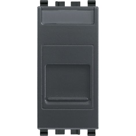VIMAR - 20337.6 Presa RJ45 Cat6 UTP con portello grigio