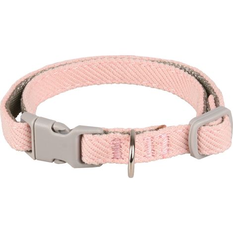 Collier Small dog rose réglable de 19 à 33 cm x 10 mm pour chiens - Flamingo (1/4)