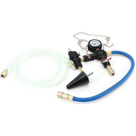 Kit d'outils de remplacement universel pour la purge du système de refroidissement du moteur automobile et le remplissage du liquide de refroidissement, avec tuyaux (1/5)
