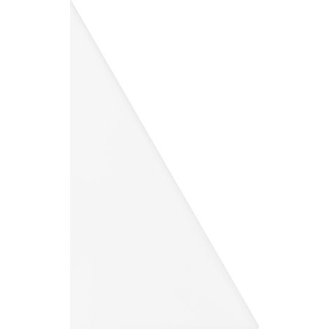 Carrelage mur trianguaire effet zellige blanc 13,2x11,4 cm 3LATI BIANCO (1/5)