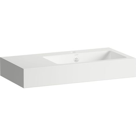 LAUFEN Classic lavabos, rectangular, bandeja izquierda, 1 agujero (1/2)