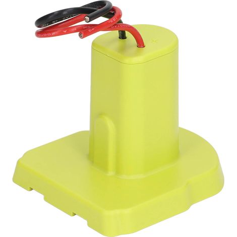 Adaptateur secteur pour batterie Ryobi 18V P107 : connexion robuste, installation facile et protection anticorrosion