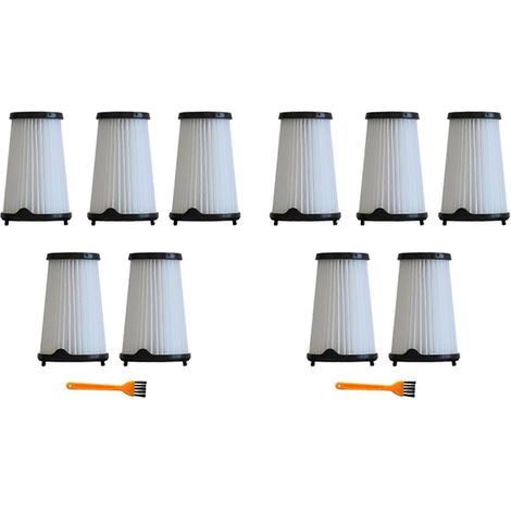 Lot de 10 filtres Electrolux AEG AEF150, compatibles avec tous les modèles AEG Ergorapido CX7-2 : CX7-2-45AN, CX7-2-35FFP et CX7-2-30GM. (1/5)