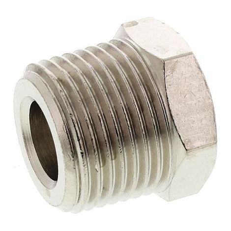 Adaptateur droit fileté Legris LF3000 vers G 1/4 Femelle R 3/8 Mâle ( Prix pour Paquet de 5 )