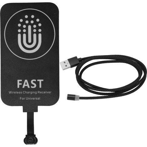 Le récepteur adaptateur de charge sans fil USB-C est compatible avec les appareils Samsung, Xiaomi et Huawei (10 W). (1/5)