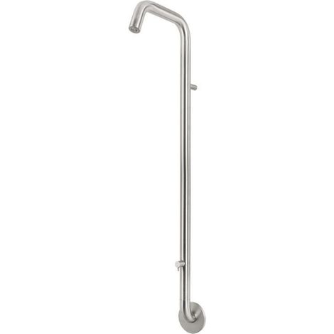Colonna doccia a parete con miscelatore monocomando in acciaio inox - Idral M84DX-02000 (1/4)