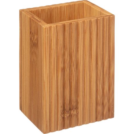 Bicchiere da bagno in bambù “Terre” – Legno (1/2)