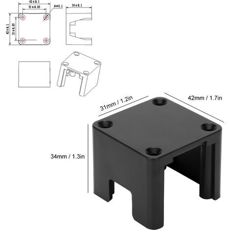 Lot de 5 caches pour interrupteur de fin de course d'imprimante 3D Ender 3 CR20 CS10 CSF001, support de moteur (1/5)