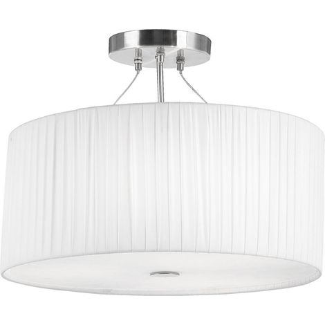 Elegante plafoniera lampada a sospensione plissettata illuminazione soggiorno Globo 15105-3