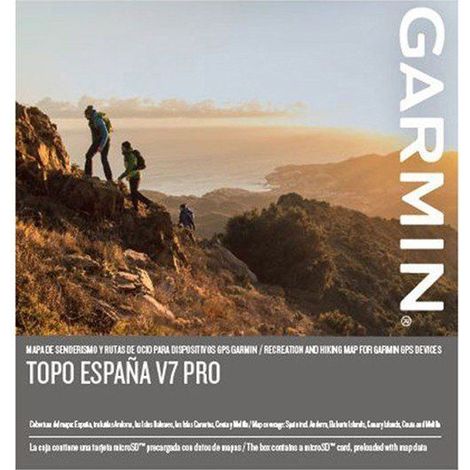 GARMIN TOPO SPAIN V7 PRO / MAPAS EN TARJETA MICROSD / SD