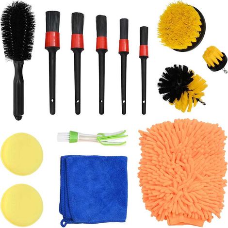Ensemble de brosses de nettoyage de voiture 14 pcs CFW108229 (1/4)
