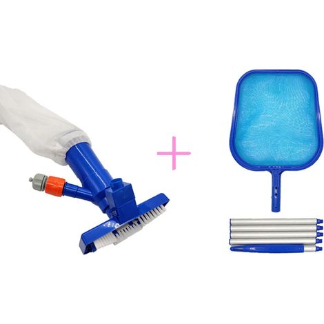 Les accessoires du kit de nettoyage pour spa comprennent un filet de piscine et un kit de nettoyage pour spa. (1/5)