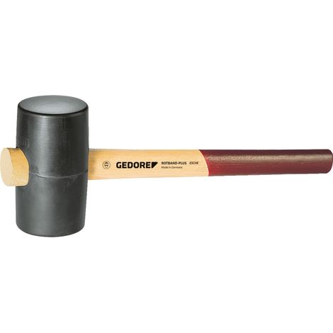Gedore Gummihammer mit Eschenstiel, d 75 mm (1/2)