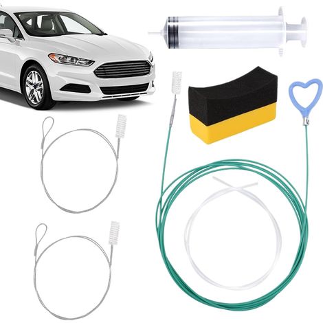 Sunroof Nettoyeur de vidange de voiture, 300 cm, outil de nettoyage pour tuyau flexible de véhicule, évacuation de toit ouvrant, condensat de climatisation, camion, SUV - Accessoires (1/5)