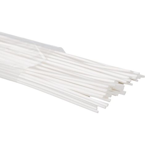 Gaine Thermoretractable - Rapport 2:1 - Diamètre Avant Rétraction 2.4 mm - Blanc - 50 Pièces (1/2)