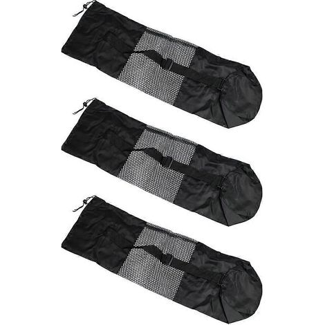 Sac de transport en filet respirant pour tapis de yoga, idéal pour les sports de plein air (lot de 6) - Pratique et léger (1/5)