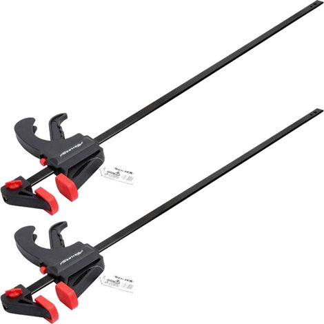 Neilsen 2pc 600mm Quick Ratchet Speed Clamp & Spreader Wood Working 24"