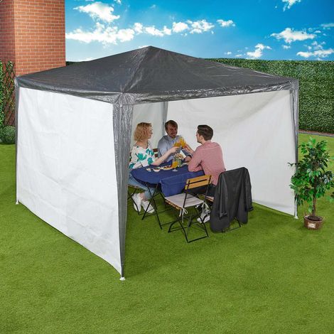 Pavillon seitenteile 3er set wetterfestes pe gewebe