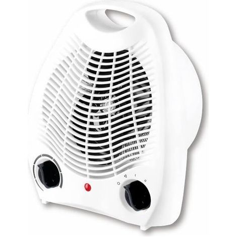 Radiateur soufflant électrique ,Réchaud électrique,1000W / 2000W , Thermo Convecteur à Air Chaud 2 Pouvoirs Bouton Intuitif, Silencieux, Portable (1/4)
