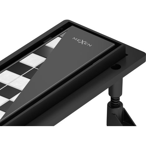 Mexen Flat ABS scarico lineare 2in1 70 cm, nero - 1769070 (1/5)