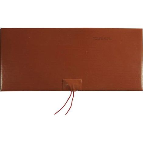Thermo TECH Silicone Lamina riscaldante Autoadesivo 24 V/DC, 24 V/AC 235 W Tipo di protezione IPX7 (L x L) 310 mm x 140