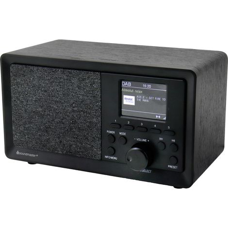 Soundmaster DAB350SW DAB+ Digitalradio mit USB & Farbdisplay (1/3)