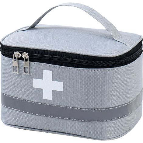 Erste-Hilfe-Tasche – Leere Sanitätstasche – Robust und übersichtlich – Für Auto, Camping, Outdoor, Zuhause, Büro – 1 Stück (1/5)