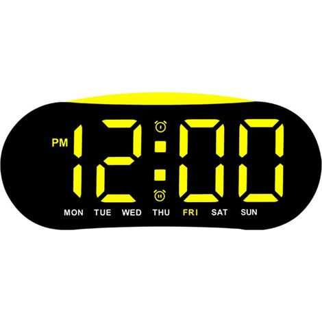 Horloge de chevet multifonction avec veilleuse douce et (1/5)