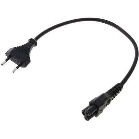 Cordon adaptateur secteur Eu 2 broches mâle vers CEI 320 C5 Micky pour alimentation pour ordinateur portable 3 (1/4)