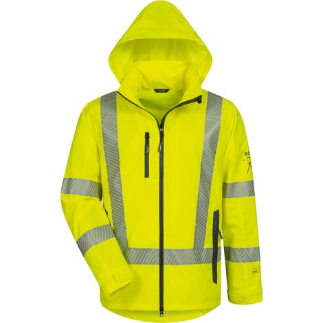 Gr .2XL (62/64) FARLAN WARNSCHUTZ-REGENJACKE gelb FARLAN HIGH VISIBILITY RAI (1/5)