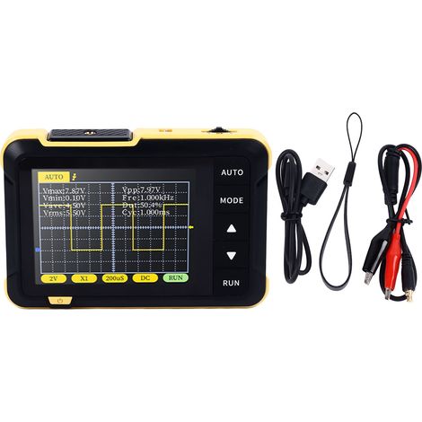 Mini Oscilloscope numérique Portable pour débutants, réparation et entretien, bande passante 200K (1/5)