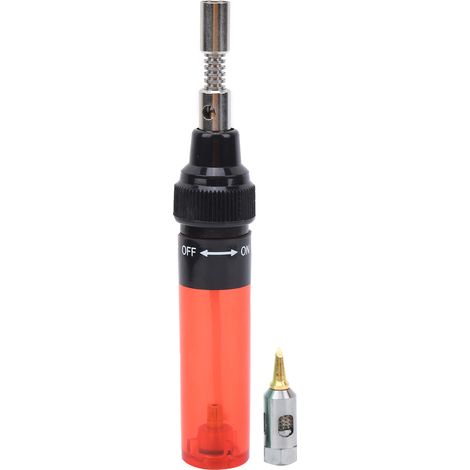 8ml Stylo Fer à Souder Portable MT-100 Grande Capacité, Pistolet à Souder Rouge Clair, Outil de Remplissage de Gaz (1/5)