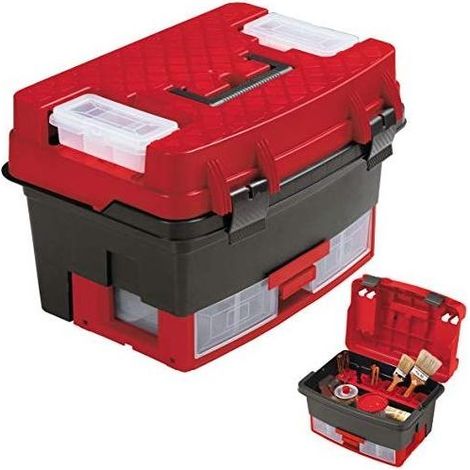 SODIFER PORTAUTENSILI CADDY BOX COLORE NERO 460X325X290 MM
