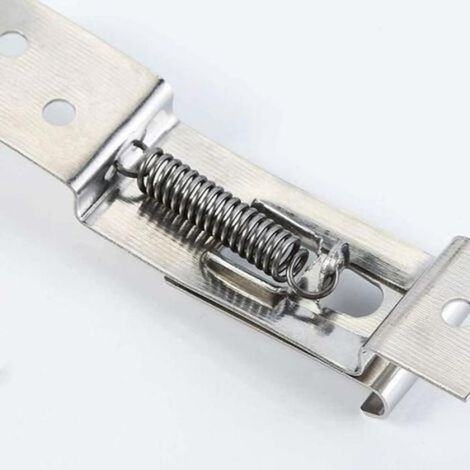 Pince De Maintien Plaque D Immatriculation - Acier Inoxydable - Pour Remorque Et Voiture - 1 Paire (1/5)