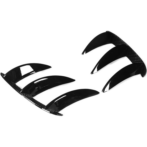 Diffuseur Pare-Chocs Arrière Lame Ailerons Entrées d'Air pour Mercedes Classe A W176 A200 A250 A260 A45 AMG Noir Brillant (1/5)