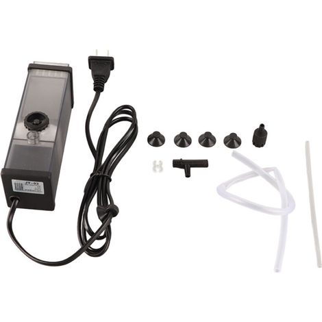 Écumeur pour Aquarium 5W 300L/h avec Ventouse – Idéal Eau Douce et Oxygénation (1/5)