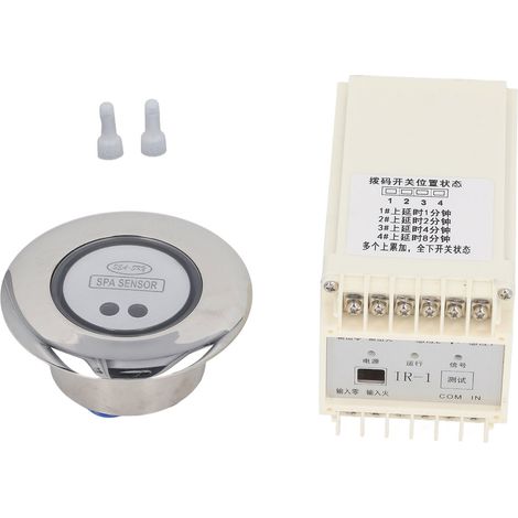 Contrôleur Commutateur Induction SPA – Acier Inoxydable Temporisation Accessoire Piscine Tactile Colonne Ronde