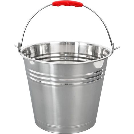 Seau en acier inoxydable 12 l (1/5)